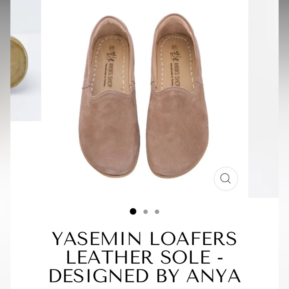 Yasemin Leather Barefoot Loafers